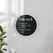 Flash Furniture Canterbury 18 Round Wall Mount Magnetic Chalkboard w/Eraser & Chalk in Whitewash Pine Wood Frame HGWA-CHKCIRCLE18-WHTWSH-GG - alternate 1